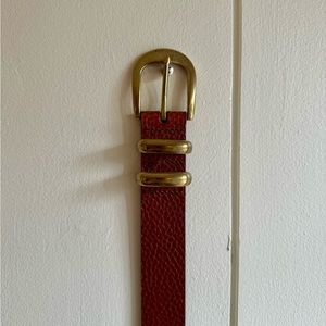BNWOT Anthro Brass Buckle Waist Belt